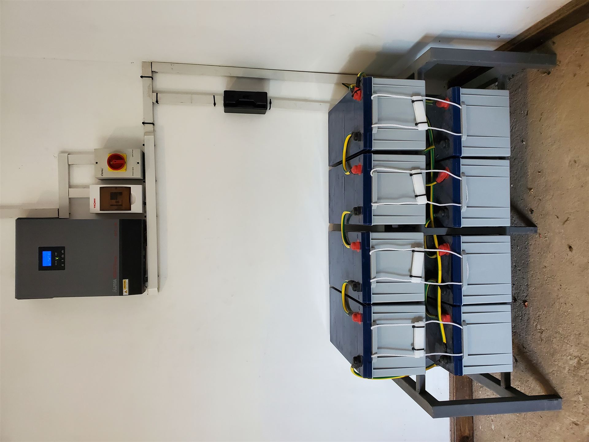 Large solar panel installation in Kenya, sub-Saharan Africa
